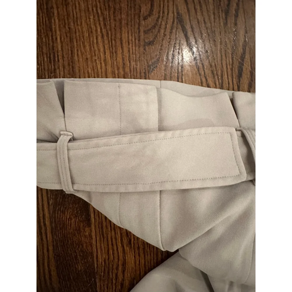 Women's Babaton Jermaine Beige Wide Leg Pants Size 4 - Picture 7 of 12